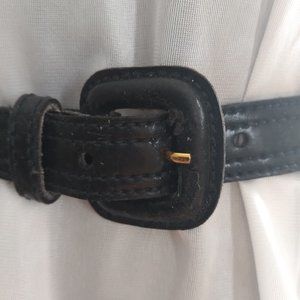 Anne Klein Black Leather Belt | Size OS